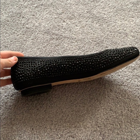 Black Rhinestone Flats! - Picture 3 of 4